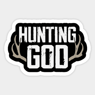 Hunting God T shirt For Women Sticker